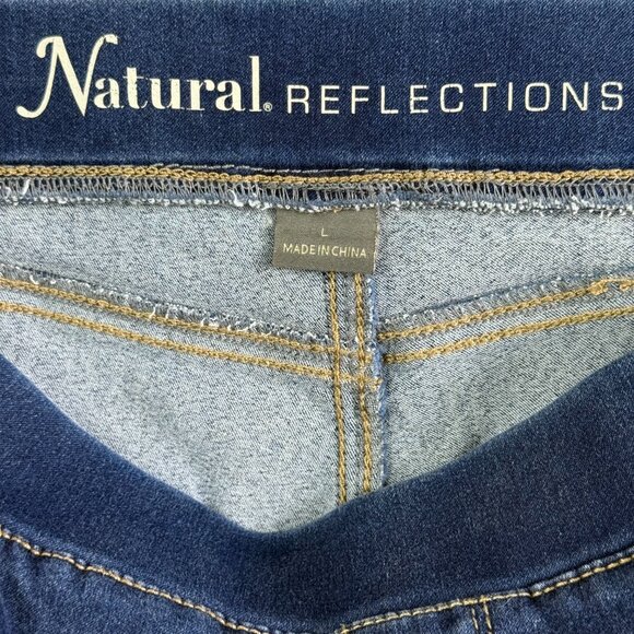 Natural Reflections Silk Touch Stretch Ankle Pants Women’s L (33.5″ Waist) - Picture 5 of 13